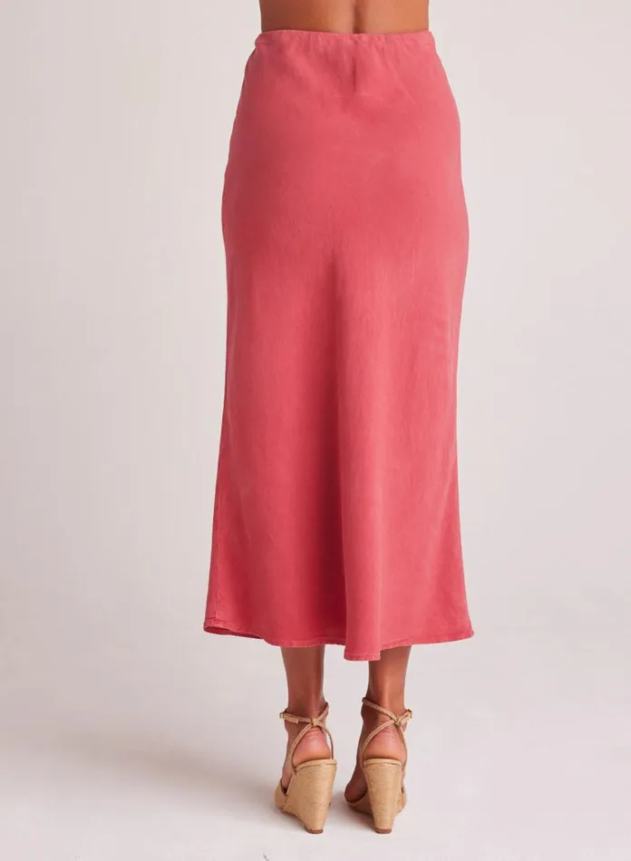 Bella Dahl Skirts Bias Midi Skirt 8211 Riviera Red 8211 Women Bella Dahl Skirts Bias Midi Skirt 8211 Riviera Red 8211 Women