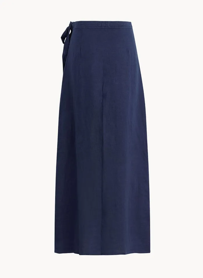 Bella Dahl Skirts Maxi Wrap Skirt 8211 Brazilian Navy 8211 Women Bella Dahl Skirts Maxi Wrap Skirt 8211 Brazilian Navy 8211 Women