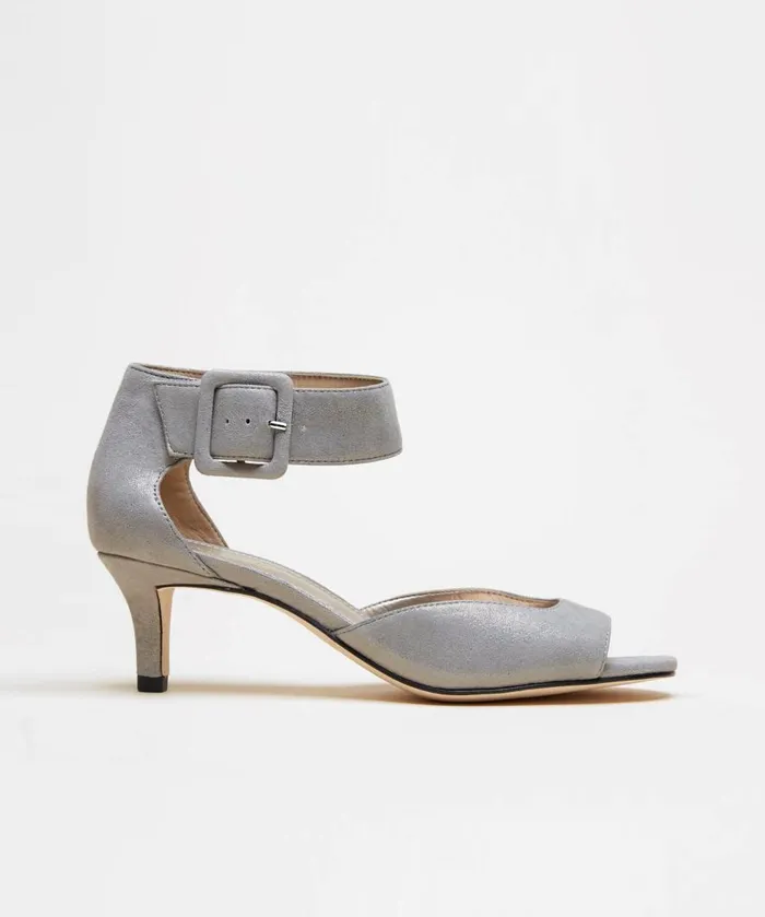 Berlin Low Heel 8211 Pewter Women Pelle Moda Low Heels