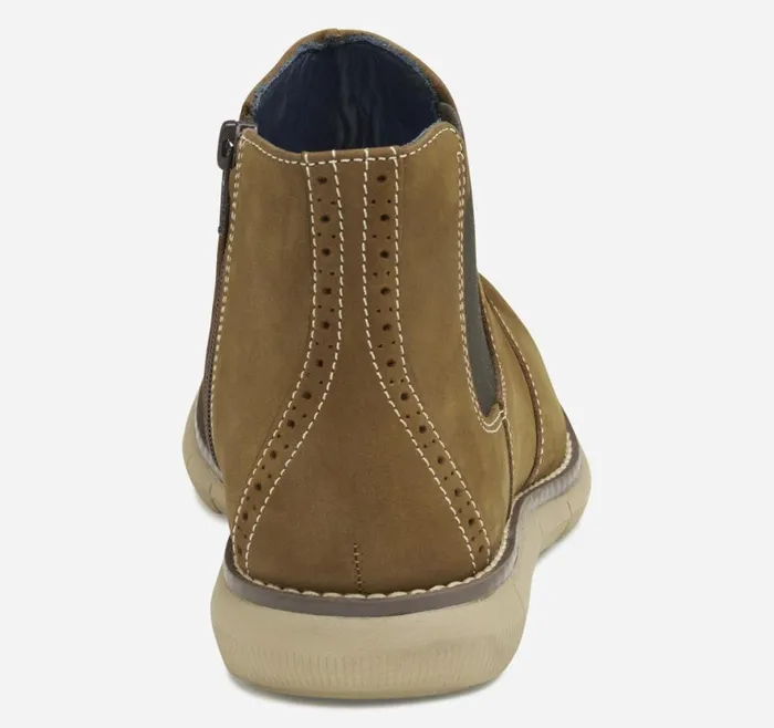 Big Kid Boys Johnston and Murphy Big Kid Holden Chelsea Boot Brown Oiled Nubuck Big Kid Boys Johnston and Murphy Big Kid Holden Chelsea Boot Brown Oiled Nubuck