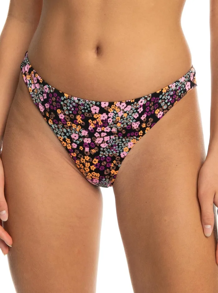 Bikini Bottoms Women Roxy Printed Beach Classics Cheeky Bikini Bottoms Anthracite Floral Daze Bikini Bottoms Women Roxy Printed Beach Classics Cheeky Bikini Bottoms Anthracite Floral Daze