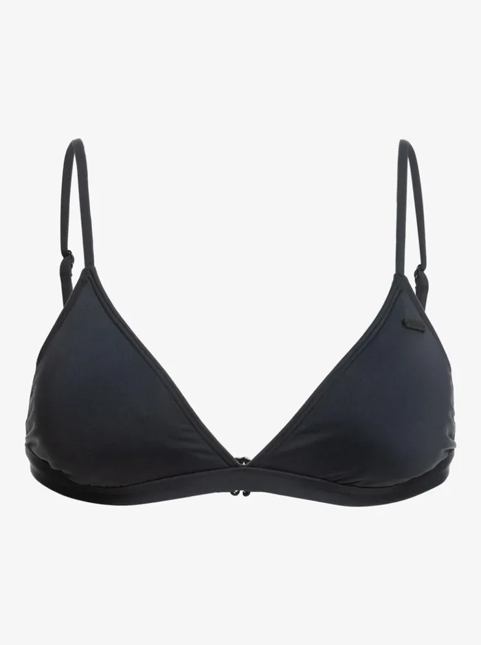 Bikinis Women Roxy Beach Classics Triangle Bikini Top Anthracite