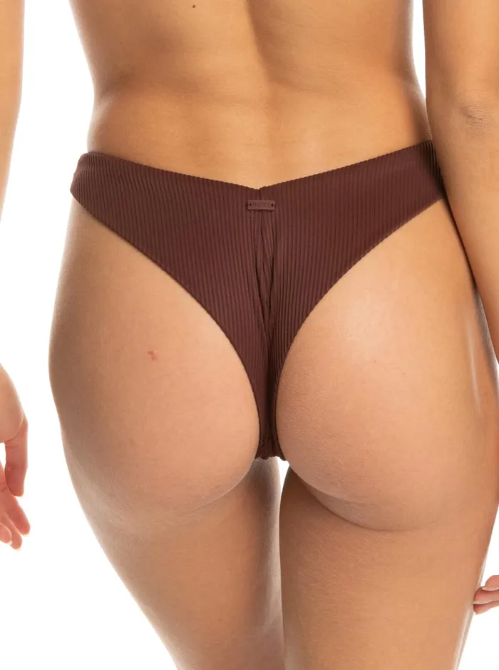 Bikinis Women Roxy Roxy Love Cheeky Bikini Bottoms Bitter Chocolate