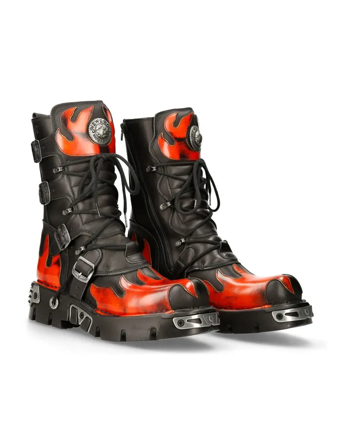 Boot Black Reactor M591S16 WomenMen New Rock Boots