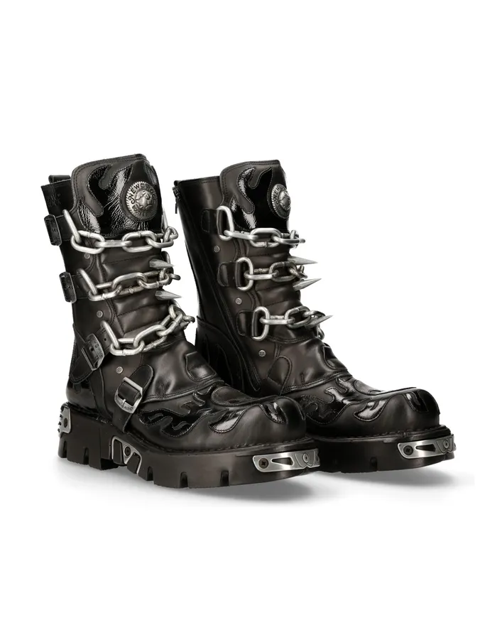 Boot Black Reactor M727S5 WomenMen New Rock Boots