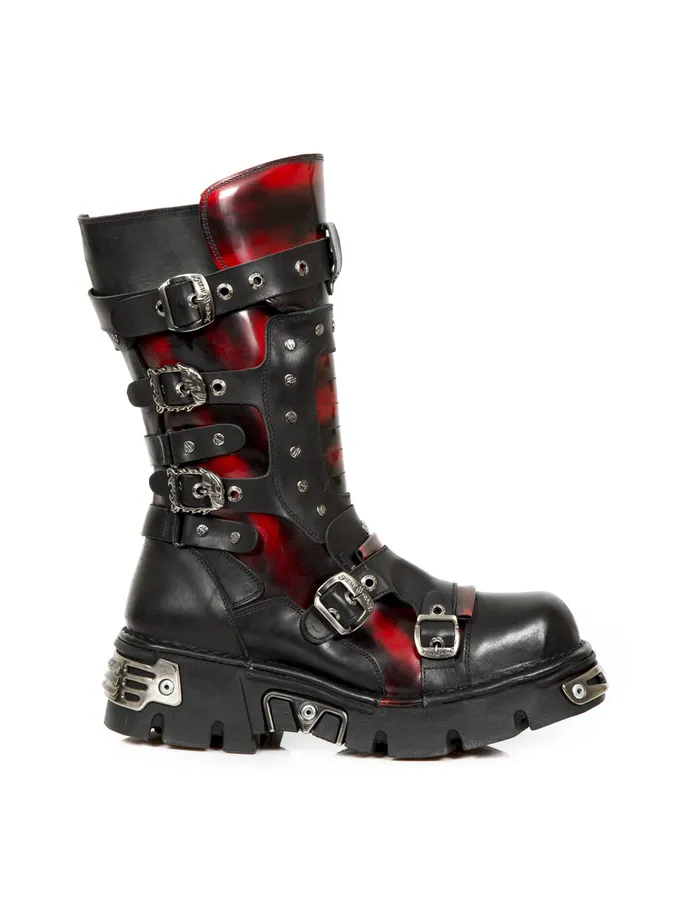 Boot Metallic M1020C20 WomenMen New Rock Boots