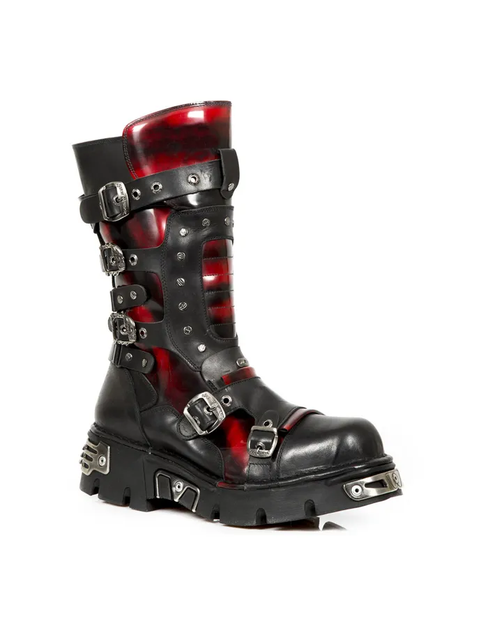Boot Metallic M1020C20 WomenMen New Rock Boots