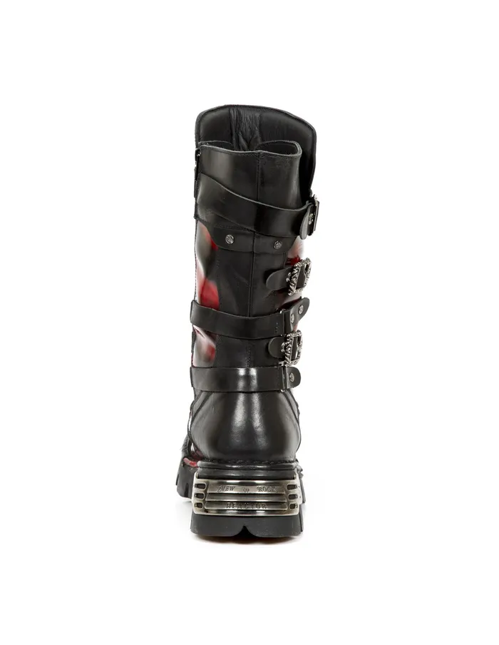 Boot Metallic M1020C20 WomenMen New Rock Boots