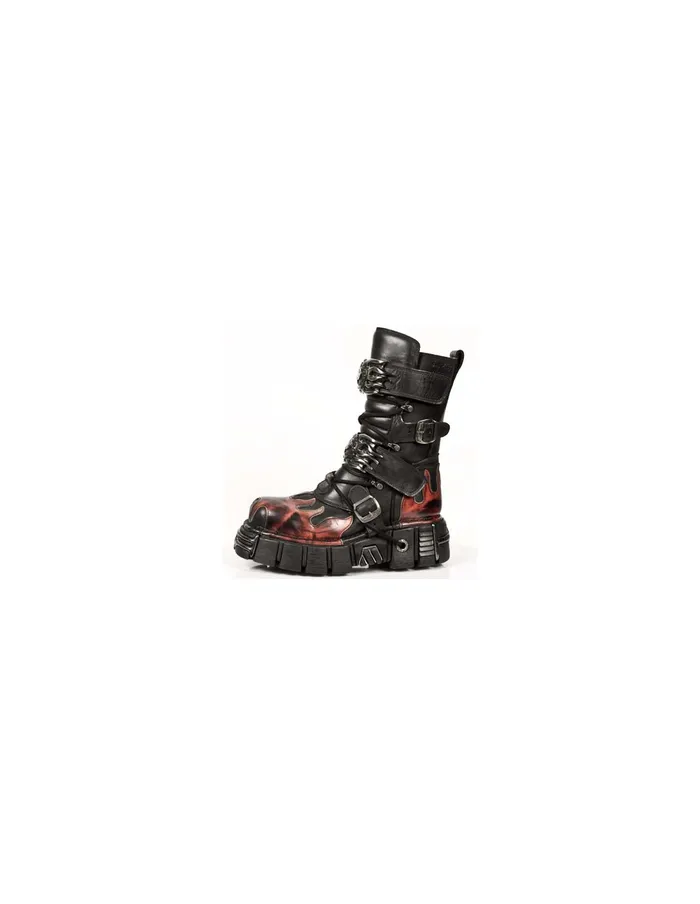 Boot Metallic M149C1 WomenMen New Rock Boots