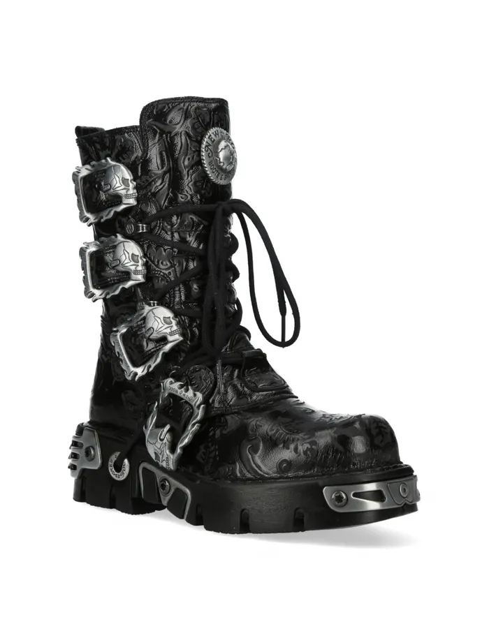 Boot Metallic M391C31 WomenMen New Rock Boots