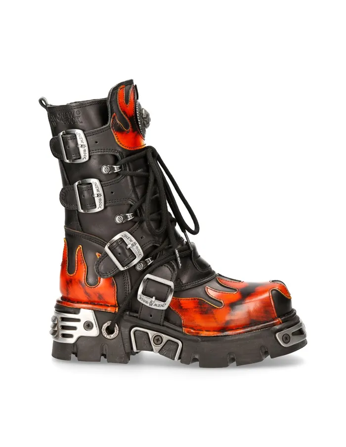 Boot Metallic M591S1 WomenMen New Rock Boots