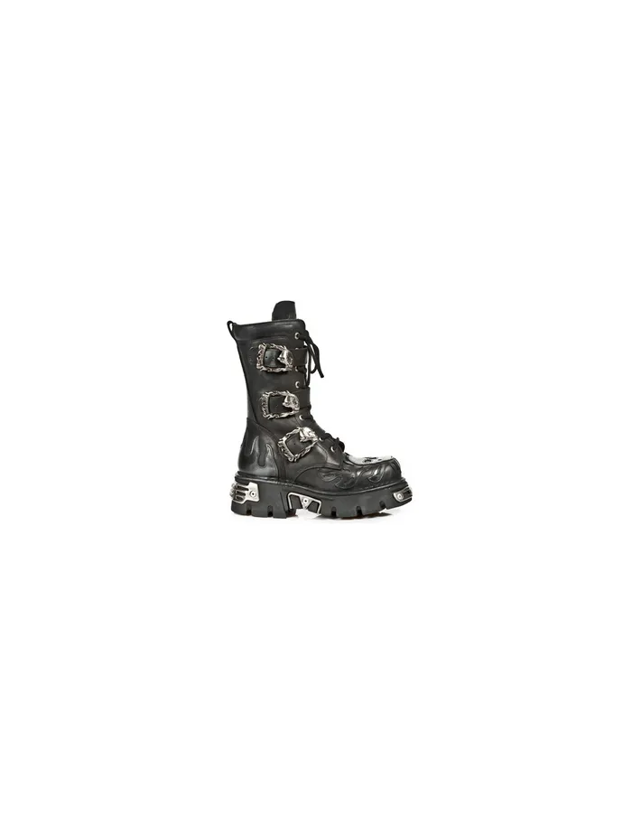 Boot Metallic M711C10 WomenMen New Rock Boots