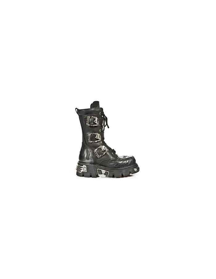 Boot Metallic M711C10 WomenMen New Rock Boots