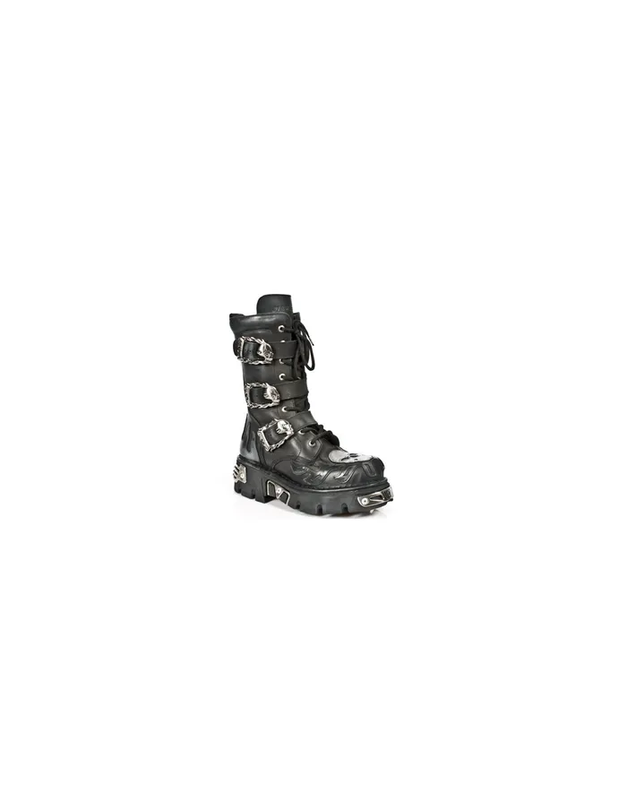 Boot Metallic M711C10 WomenMen New Rock Boots