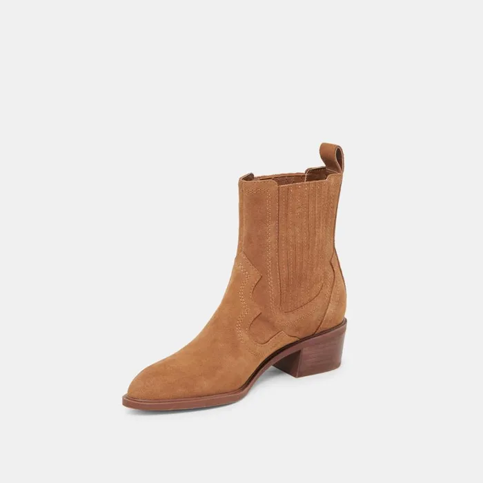 Boots and Booties Women Dolce Vita Brylee H2O Booties Brown Suede