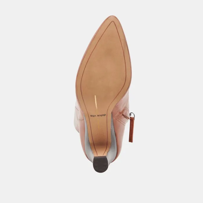 Boots and Booties Women Dolce Vita Nelas Boots Cognac Leather