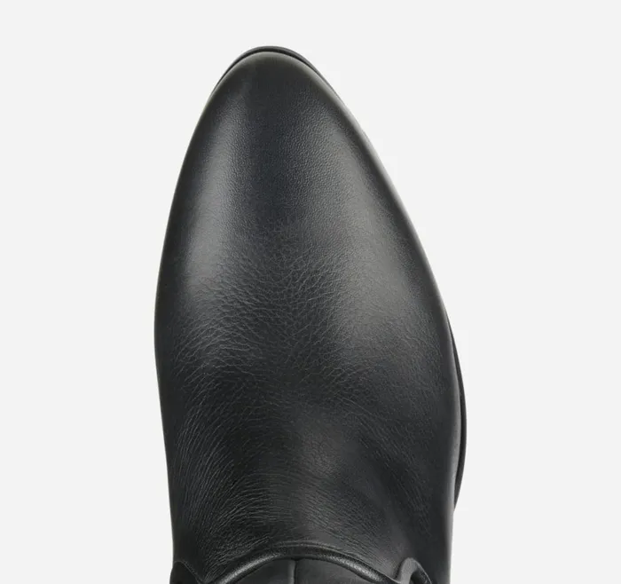 Boots and Booties Women Johnston and Murphy Trista Rider Boot Black Calfskin Boots and Booties Women Johnston and Murphy Trista Rider Boot Black Calfskin
