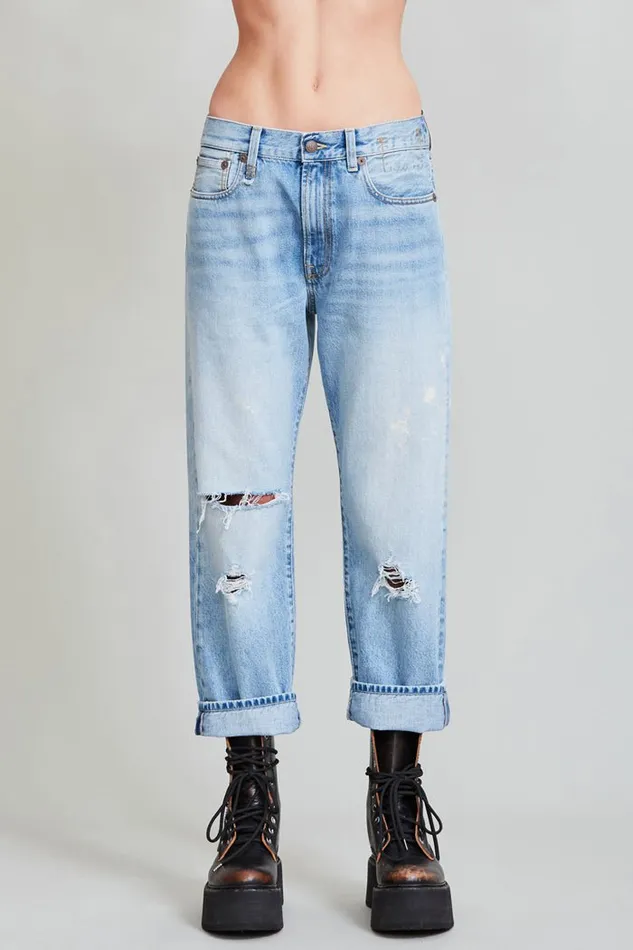 Boyfriend Women R13 Boyfriend Jean 8211 Stevie Blue