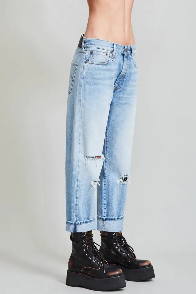 Boyfriend Women R13 Boyfriend Jean 8211 Stevie Blue
