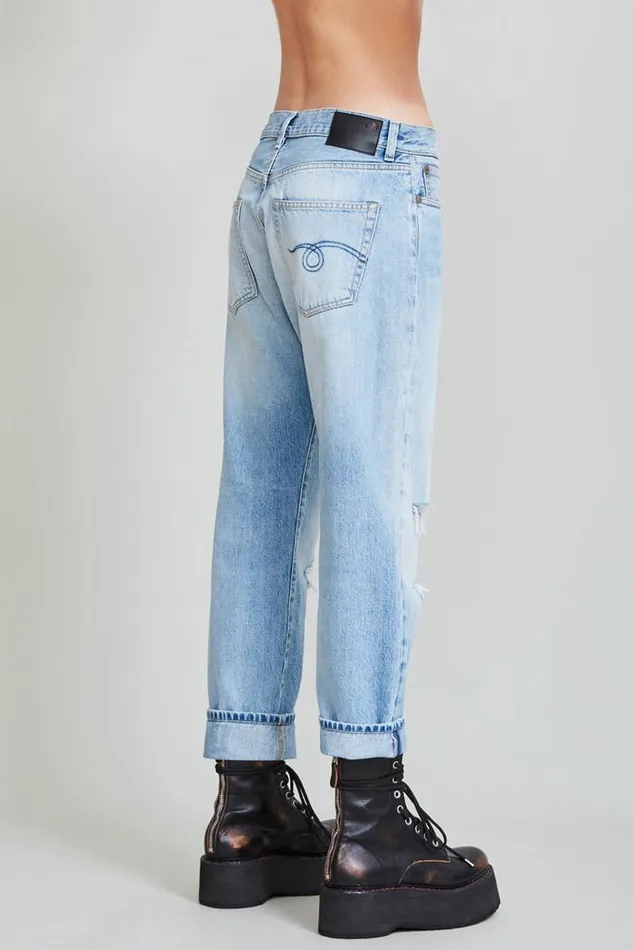 Boyfriend Women R13 Boyfriend Jean 8211 Stevie Blue