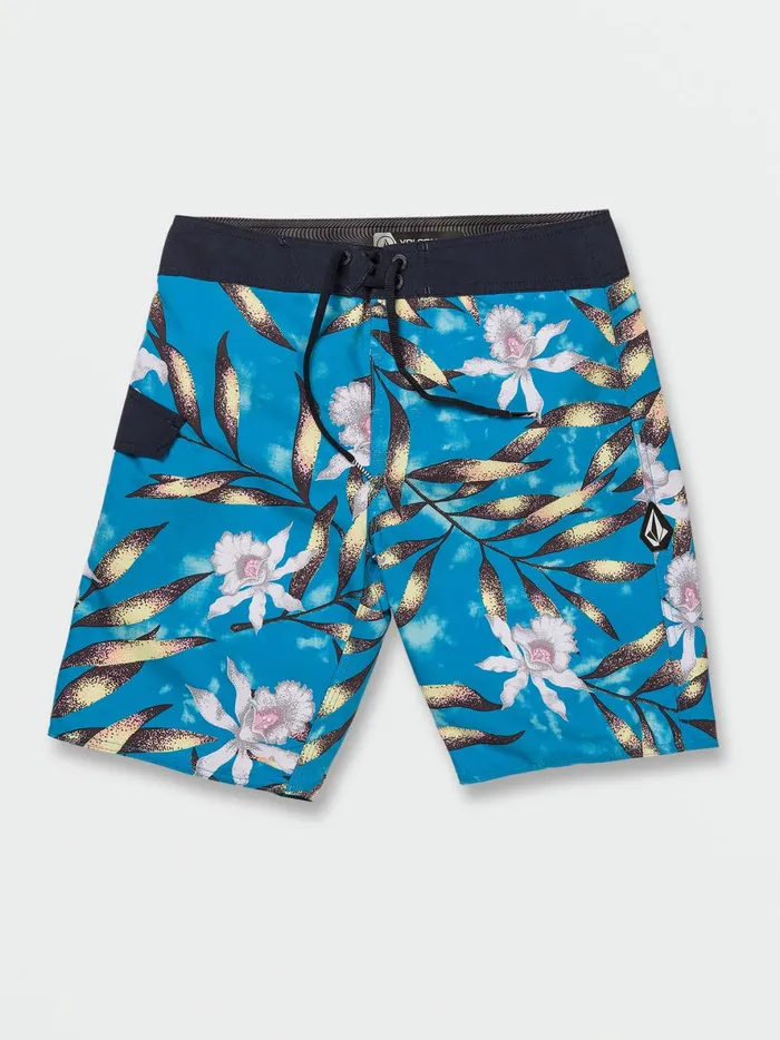 Boys Big Boys Tropical Hideout ModTech Trunks 8211 Maliblue Volcom Boardshorts and Trunks