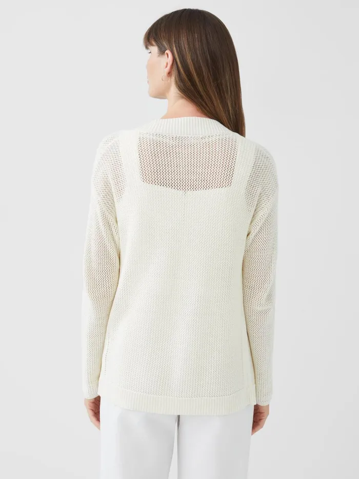 Bristol Cardigan Egret White Women JMcLaughlin Sweaters Bristol Cardigan Egret White Women JMcLaughlin Sweaters
