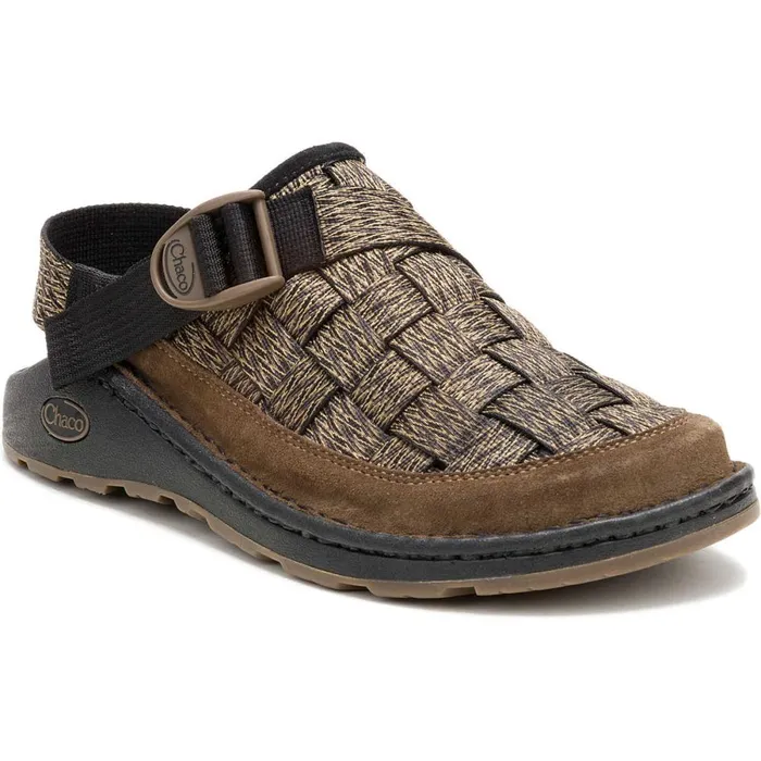 Canyon Woven Clog Hut Dark Sand Men Chaco Clogs and SlipOns