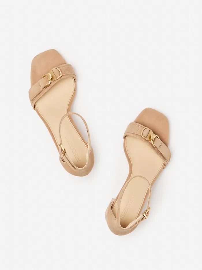 Chiaera Suede Heels Sand Women JMcLaughlin Heels Chiaera Suede Heels Sand Women JMcLaughlin Heels