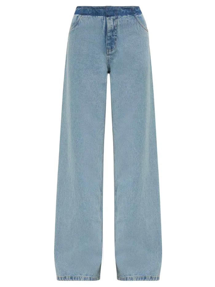 Christopher Esber 8211 Deconstruct Denim Jean in Indigo Women Denim The UNDONE