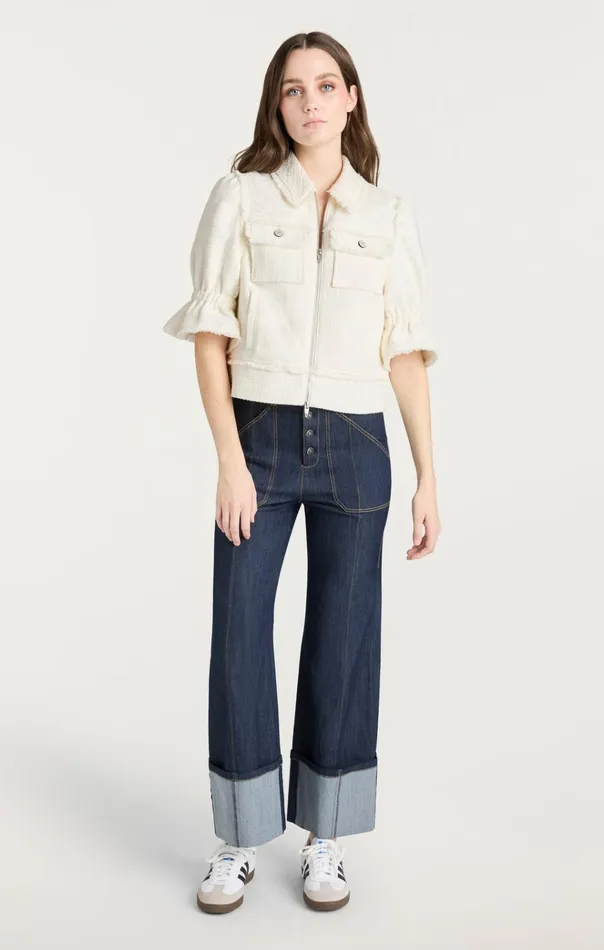 Cinq Sept Jackets Boucle Holly Jacket Gardenia 8211 Women