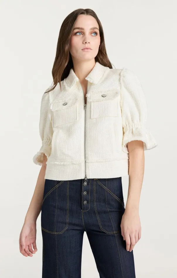 Cinq Sept Jackets Boucle Holly Jacket Gardenia 8211 Women