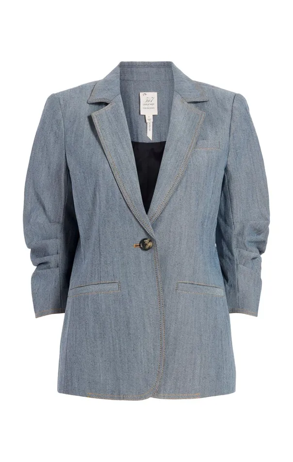 Cinq Sept Jackets Denim Khloe Blazer Light Indigo 8211 Women