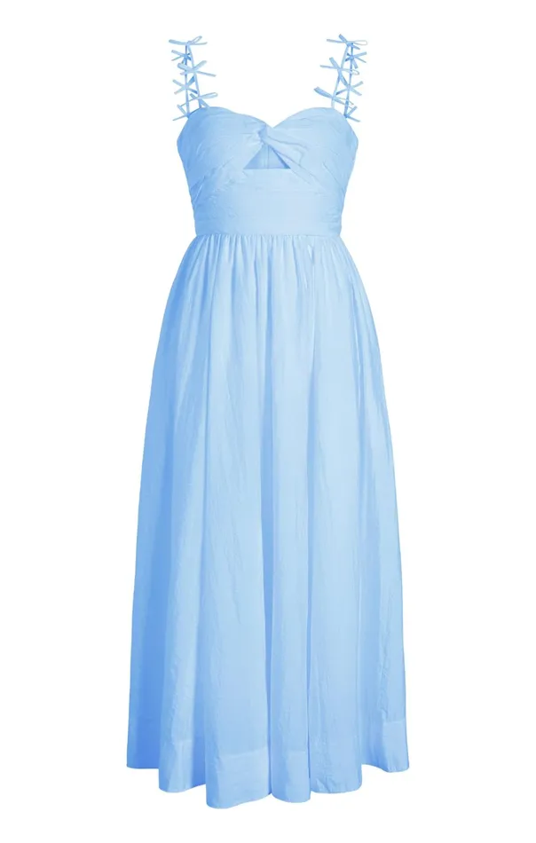 Cinq Sept Midi Agnes Dress Skylight 8211 Women