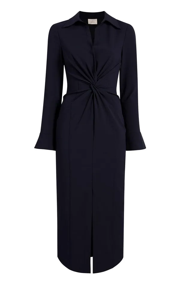 Cinq Sept Midi Midi Mckenna Dress Navy 8211 Women