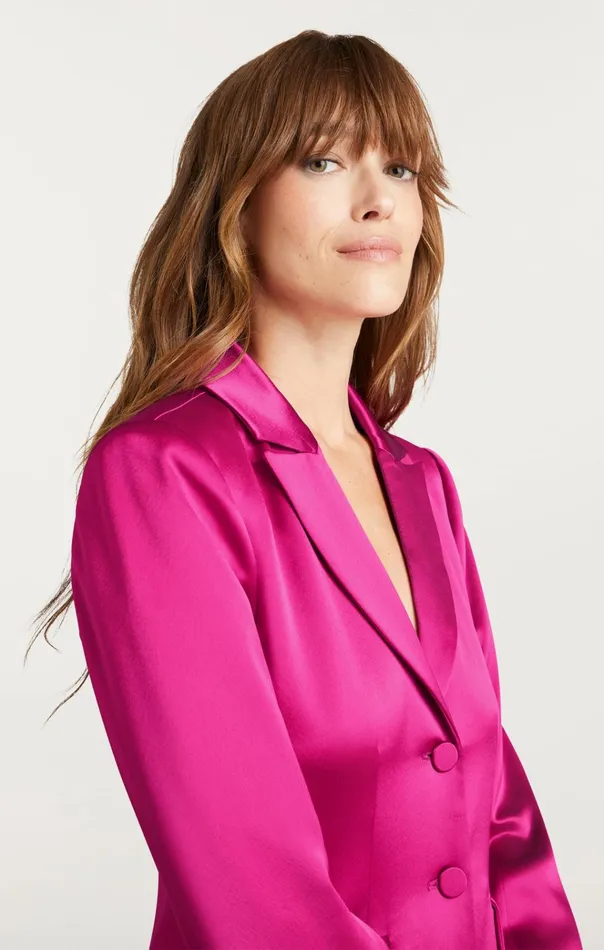 Cinq Sept Mini Long Sleeve Feather Joel Dress Plum Radish 8211 Women