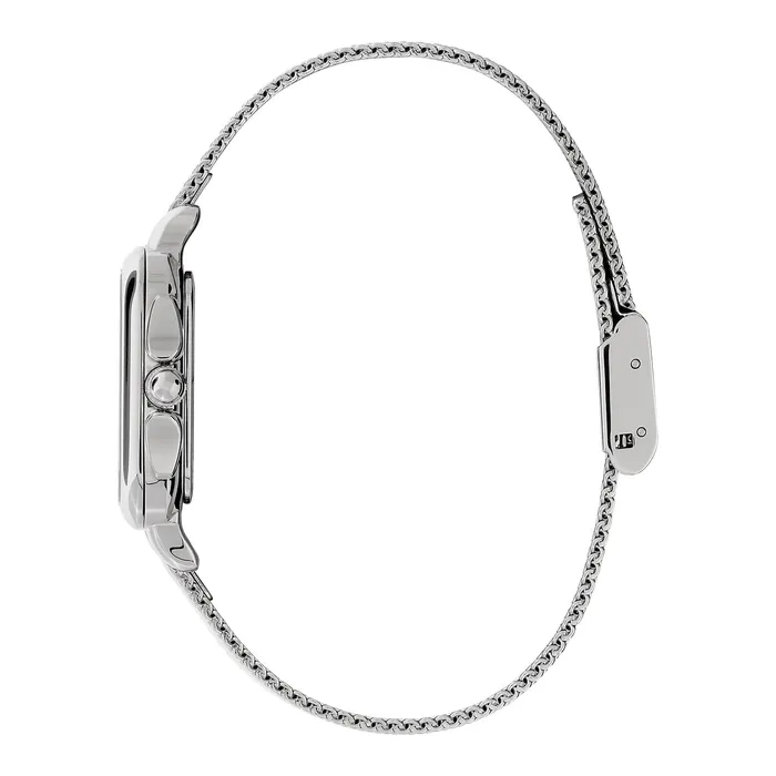 Classic Watches 28mm Grosvenor Light Grey and Silver Mesh Watch Olivia Burton Women