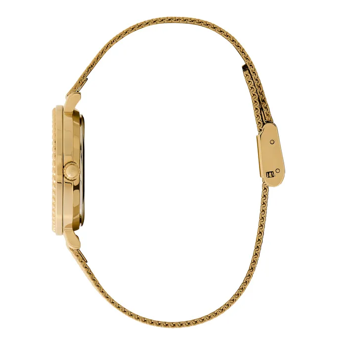 Classic Watches Women Olivia Burton 30mm Vintage Bead Gold Mesh Watch