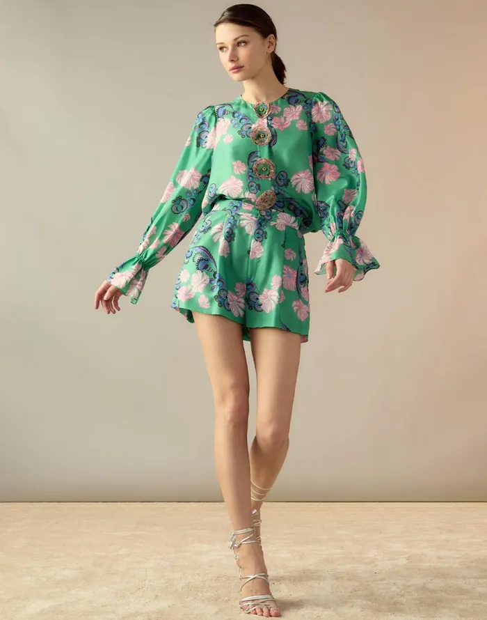 CLOTHING Women Cynthia Rowley Eden Silk Blouse