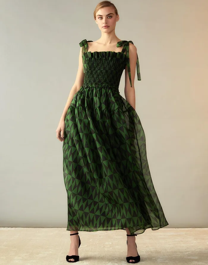 CLOTHING Women Cynthia Rowley Evergreen Organza Dress