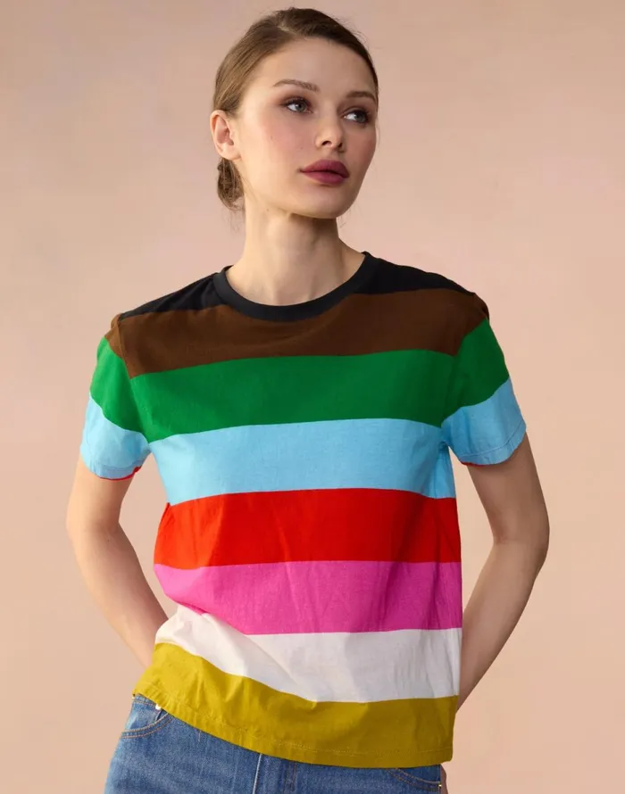 CLOTHING Women Cynthia Rowley Striped Tee