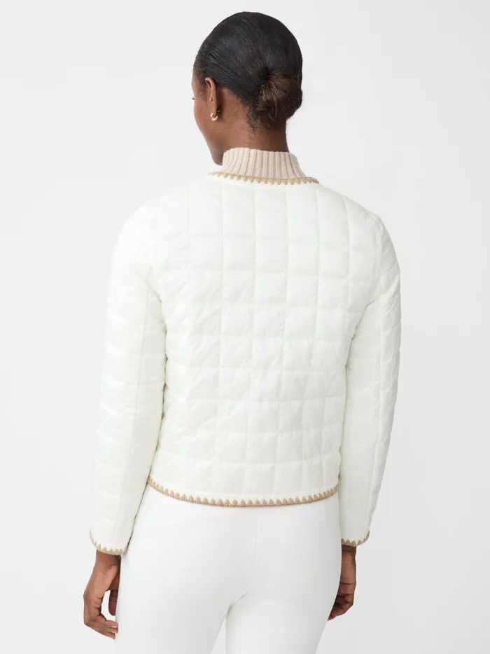 Danica Puffer Jacket Egret White Women JMcLaughlin Jackets and Outerwear Danica Puffer Jacket Egret White Women JMcLaughlin Jackets and Outerwear
