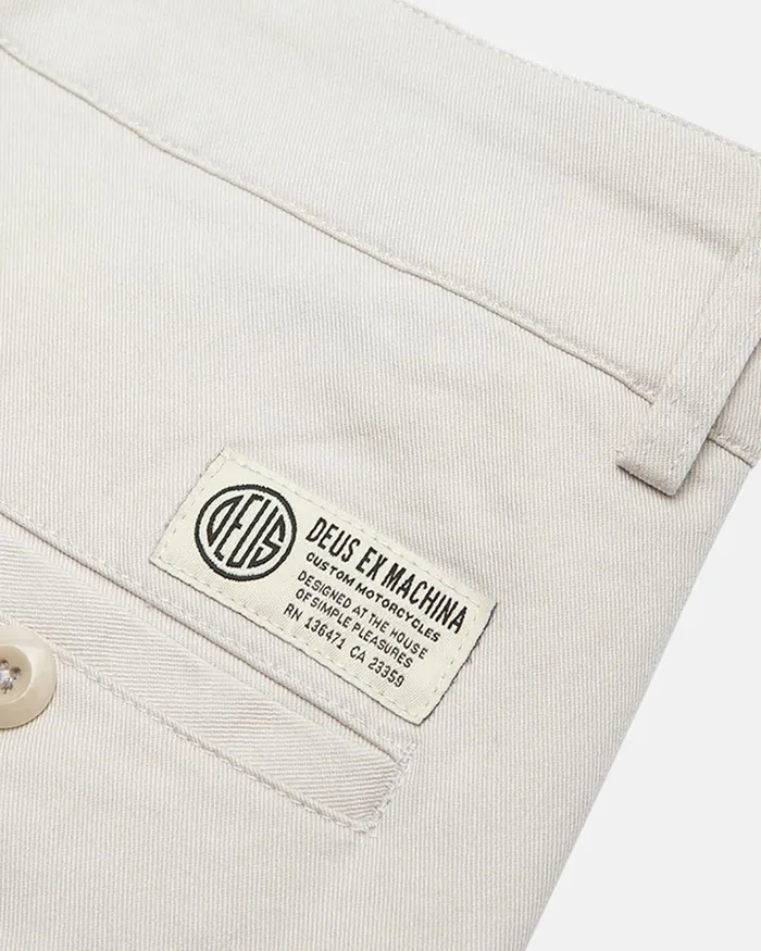 Deus Ex Machina Bottoms Women Kick Pant 8211 Dirty White Deus Ex Machina Bottoms Women Kick Pant 8211 Dirty White