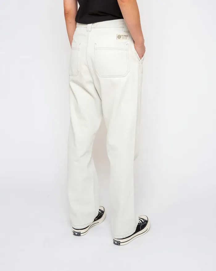 Deus Ex Machina Bottoms Women Master Pant 8211 Bleached White Deus Ex Machina Bottoms Women Master Pant 8211 Bleached White