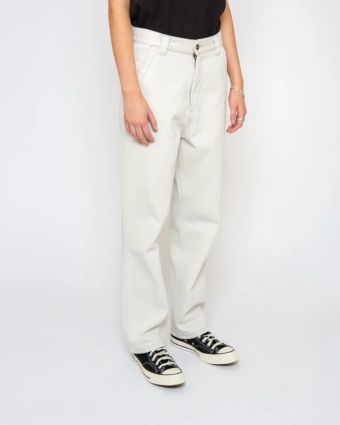 Deus Ex Machina Bottoms Women Master Pant 8211 Bleached White Deus Ex Machina Bottoms Women Master Pant 8211 Bleached White