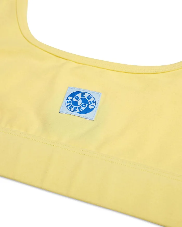 Deus Ex Machina Deus X Sierra Women Nationals Crop 8211 Elfin Yellow Deus Ex Machina Deus X Sierra Women Nationals Crop 8211 Elfin Yellow