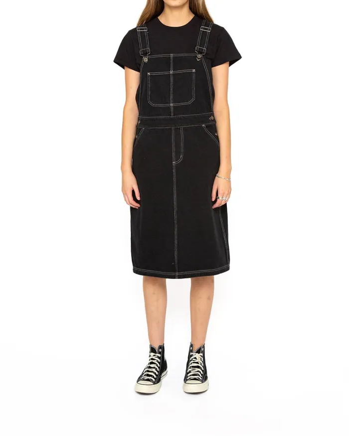 Deus Ex Machina Dresses Women Overall Dress Relaxed Fit 8211 Black