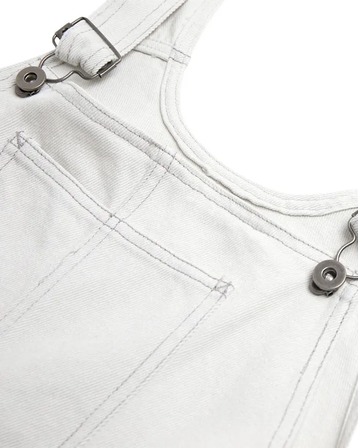 Deus Ex Machina Dresses Women Vada Overall Relaxed Fit 8211 Bleached White Deus Ex Machina Dresses Women Vada Overall Relaxed Fit 8211 Bleached White