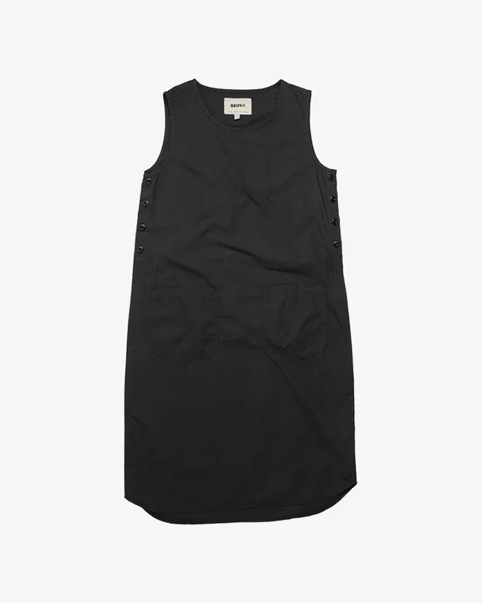Deus Ex Machina Dresses Women Work Dress Relaxed Fit 8211 Black