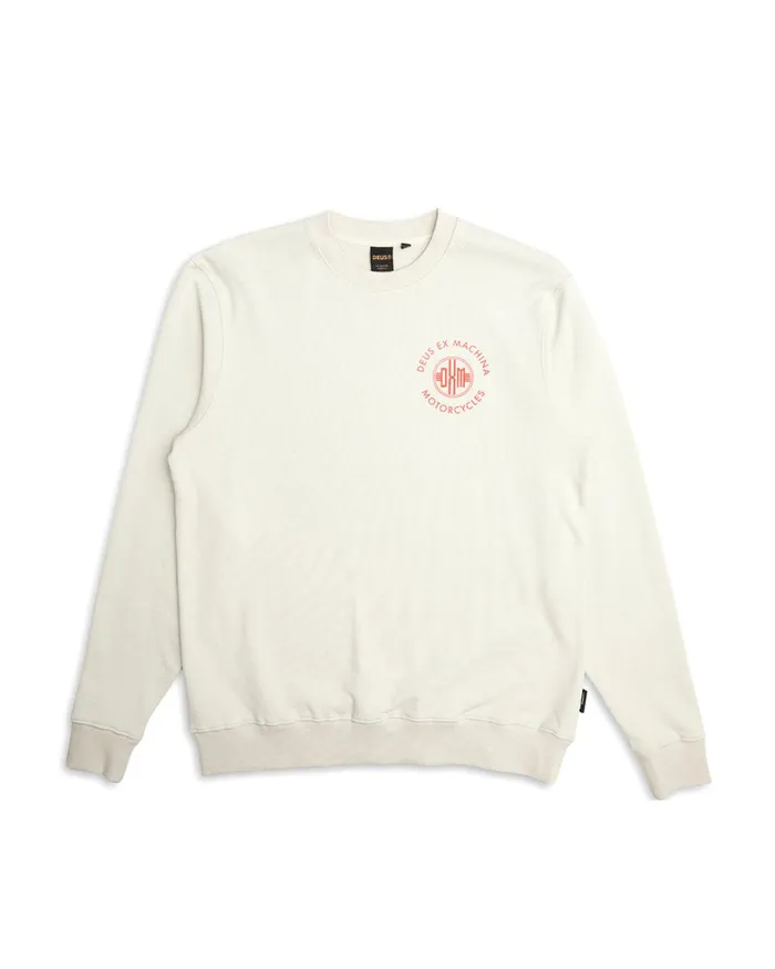 Deus Ex Machina Hoodies and Sweaters Men Tenor Crew 8211 Dirty White Deus Ex Machina Hoodies and Sweaters Men Tenor Crew 8211 Dirty White