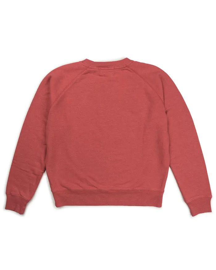 Deus Ex Machina Hoodies and Sweaters Women Aggie Hemp Crew 8211 Cranberry Deus Ex Machina Hoodies and Sweaters Women Aggie Hemp Crew 8211 Cranberry